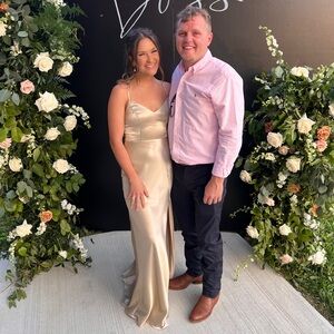Maxi Dress-neutral champagne